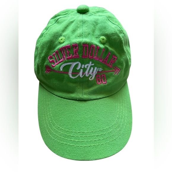 Other - Silver Dollar City Embroidered Green Kids Baseball Cap - One Size Fits All